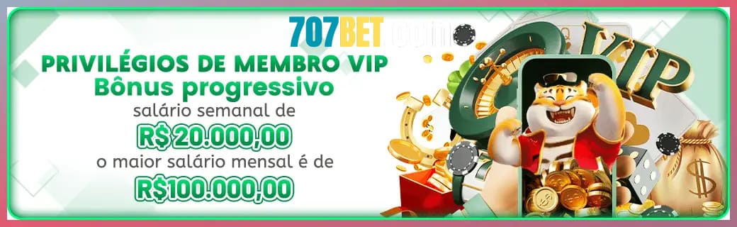 707BET bônus — cashback 15 por cento e níveis VIP